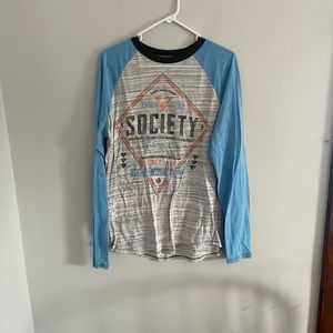 Society Mens long sleeve shirt